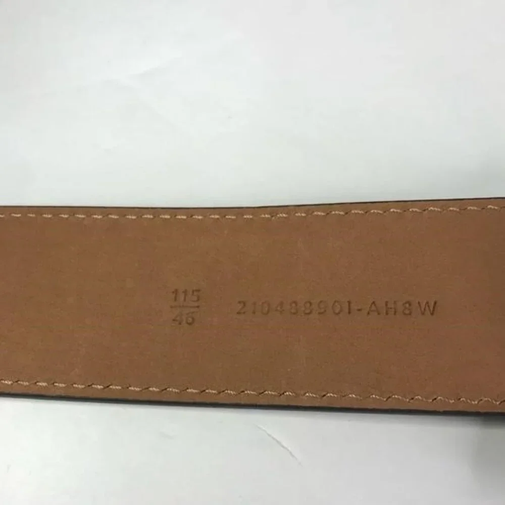 💯 - New Authentic Fendi Baguette FF Logo Buckle Leather Belt
